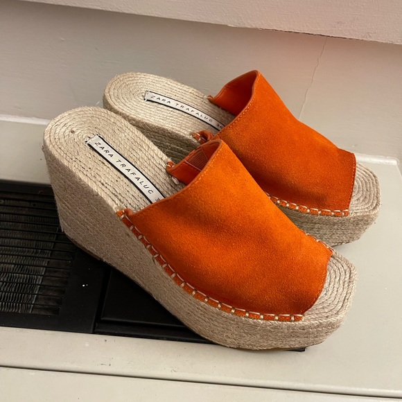 Zara platform sandals